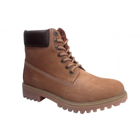 00101-034 LUMBERJACK RIVER NABUK H01 - TAN YELLOW/DK. BROWN