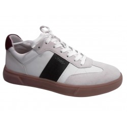 13608-24 TAMARIS MEN MATERIALMIX AUS LEDER UND SYN - 186 WHITE/