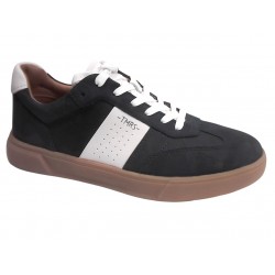 13608-24 TAMARIS MEN MATERIALMIX AUS LEDER UND SYN - 805 NAVY