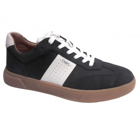 13608-24 TAMARIS MEN MATERIALMIX AUS LEDER UND SYN - 805 NAVY