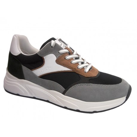 13611-24 TAMARIS MEN MATERIALMIX AUS LEDER UND TEX - 805 NAVY