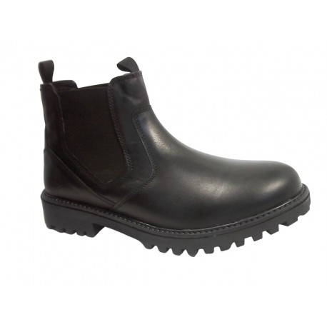 00113-003 LUMBERJACK RIVER LEATHER B01 - BLACK