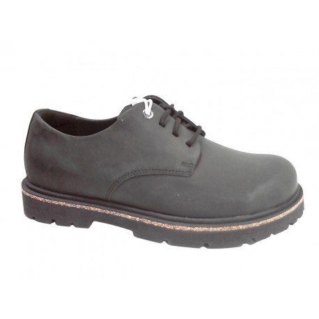 1028173 BIRKENSTOCK HIGHWOOD LACE LOW MEN - BLACK