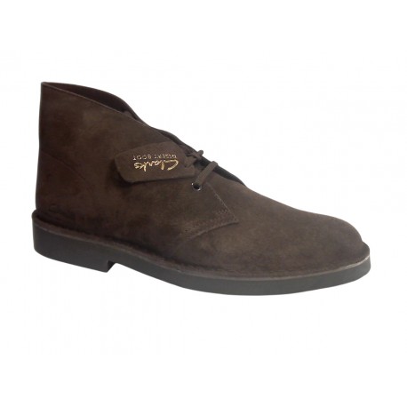 166784 CLARKS DESERT BT EVO - MARRONE SCURO