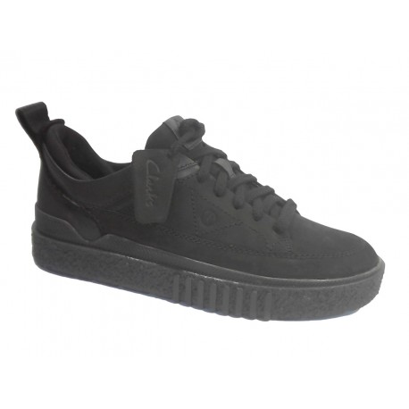 179704 CLARKS SOMERSET LACE - NERO