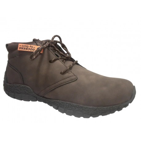 55IE006 DOCKERS 630 NUBUK PU - 380 DUNKEL