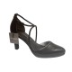 22450-22 TAMARIS MATERIALMIX AUS TEXTIL UND SYNTHE - 001 BLACK