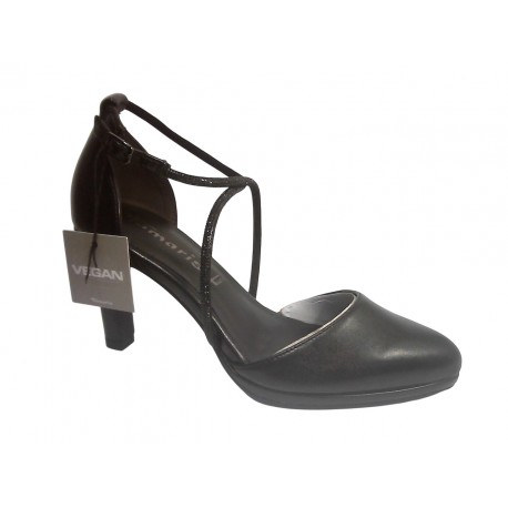 22450-22 TAMARIS MATERIALMIX AUS TEXTIL UND SYNTHE - 001 BLACK