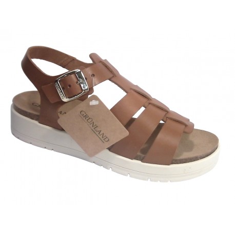 1344 GRUNLAND 70 DOXE SANDALO DONNA P. - CUOIO