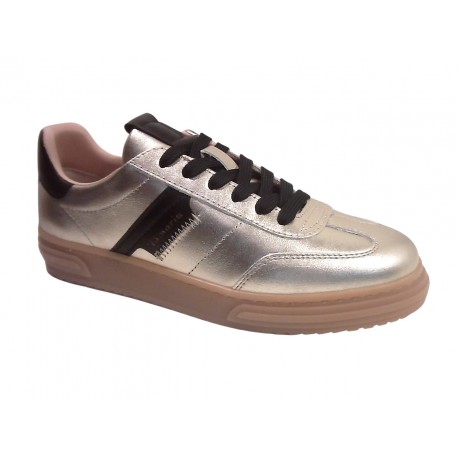 23788-34 TAMARIS MATERIALMIX AUS LEDER UND SYNTHET - 933 LIGHT