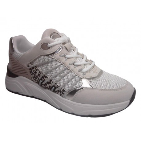 23762-44 TAMARIS MATERIALMIX AUS LEDER, TEXTIL UND - 3A9 LEOPAR