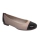 22124-42 TAMARIS MATERIALMIX AUS LEDER UND SYNTHET - 271 NUDE C