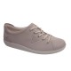 206503 ECCO SOFT 2.0 LACE SHOE - 02386 GREY