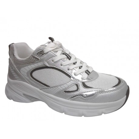 23759-45 TAMARIS MATERIALMIX AUS TEXTIL UND SYNTHE - 941 SILVER