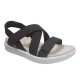 238813 ECCO SOFT SANDAL W CROSS STRAP - 02038 MARI