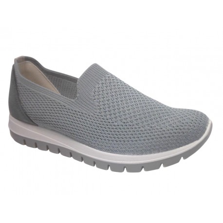 1150022 IGI&CO T."FLYKNIT"RECY - BL.FOG-SIL