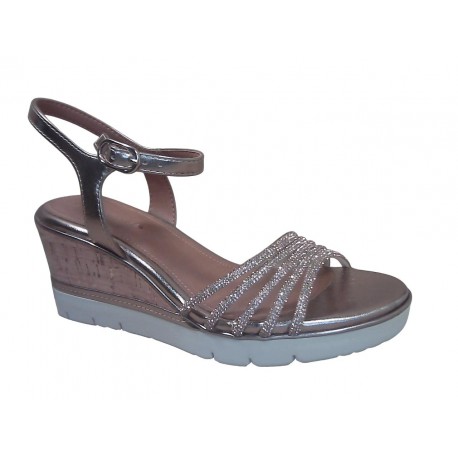28725-46 TAMARIS MATERIALMIX AUS TEXTIL UND SYNTHE - 900 BRONCE