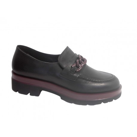 6686011 IGI&CO NAPPA SOFT - NERO/BORDO