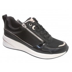 23754-45 TAMARIS ESSENTIALS MATERIALMIX AUS TEXTIL - 048 BLACK/