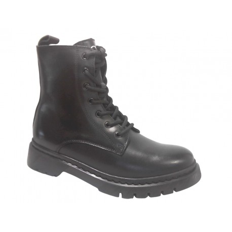 25269-41 TAMARIS ESSENTIALS MATERIALMIX AUS LEDER - 001 BLACK
