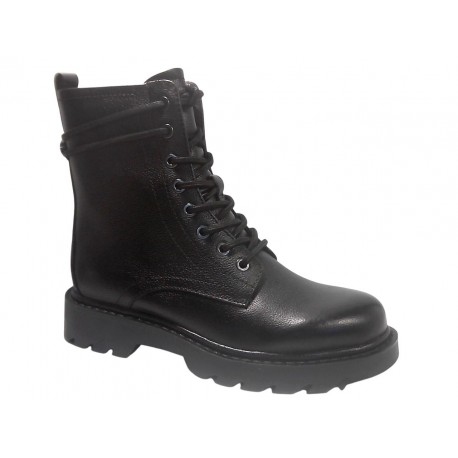 25219-45 TAMARIS MATERIALMIX AUS LEDER UND SYNTHET - 001 BLACK