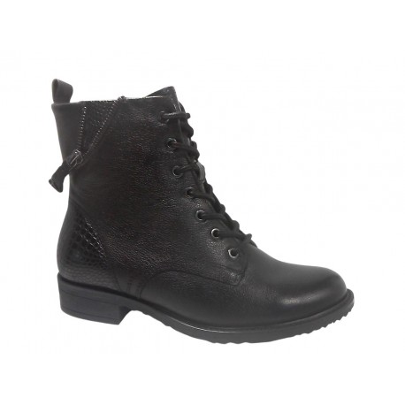 25273-45 TAMARIS MATERIALMIX AUS LEDER UND SYNTHET - 001 BLACK