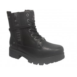 042003 MUSTANG PU/TEX - BLACK