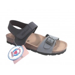 2408 GRUNLAND 40 LUCE SANDALO BAMB. S. - JEANS-BLU
