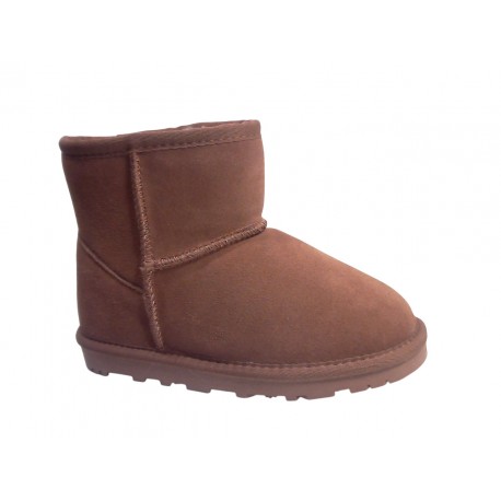 5854-KIDS LE CHICCHE SUEDE - BROWN