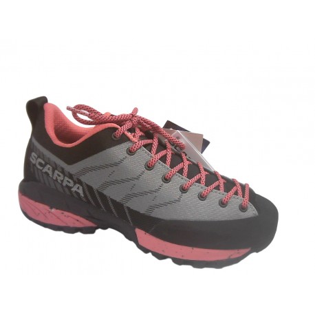 72104-352 "SCARPA" MESCALITO PLANET WMS - LIGHT GRAY/CORAL