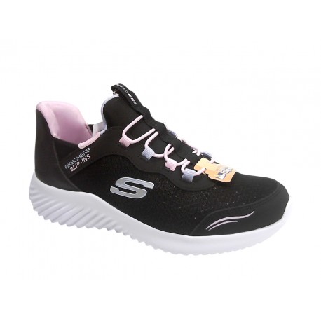 303585L SKECHERS BOUNDER - SIMPLE CUT - BLK