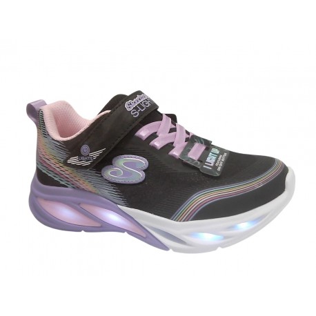 303709L SKECHERS COSMIC GLOW - RAINBOW BEAM - BKMT