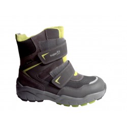 9170-20 SUPERFIT RAUHLEDER-VELOUR/TECNO/TEXTIL - GRAU/GRUN