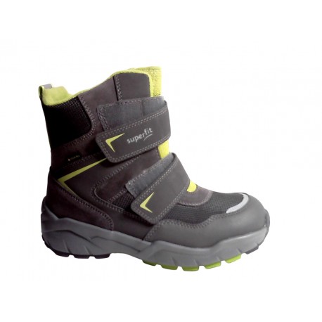 9170-20 SUPERFIT RAUHLEDER-VELOUR/TECNO/TEXTIL - GRAU/GRUN