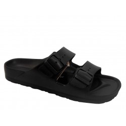 2613 GRUNLAND M2 DATO CIABATTA UOMO S. - NERO