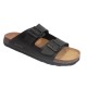 3013 GRUNLAND 40 BOBO CIABATTA UOMO S. - NERO-NERO