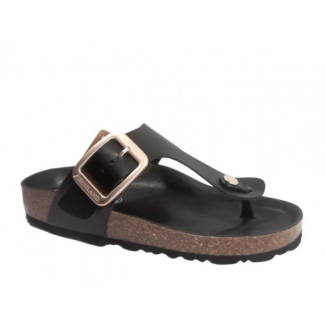 0208 GRUNLAND 70 ENNY CIABATTA DONNA P. - NERO