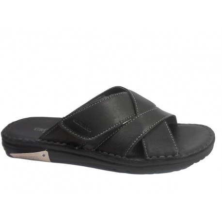 2494 GRUNLAND 80 LAPO CIABATTA UOMO P. - NERO