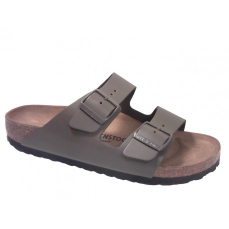 1029155 BIRKENSTOCK ARIZONA CONCRETE NAT.LEAT - GRAY