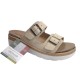 0241 GRUNLAND 68 MOLL CIABATTA DONNA P. - LATTE
