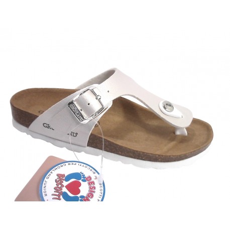 3022 GRUNLAND 40 LUCE CIABATTA BAMB. SINT. - PERLA