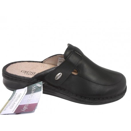 0263 GRUNLAND 68 DAMI CIABATTA DONNA P. - NERO
