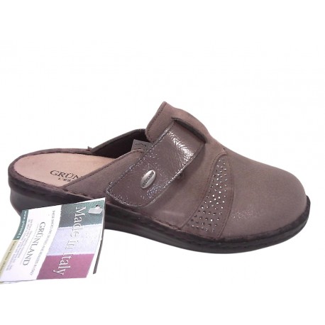 0474 GRUNLAND 68 DAMI CIABATTA DONNA S. - TAUPE