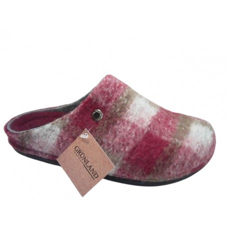 1522 GRUNLAND A6 PILA CIABATTA DONNA S. - ROSSO-MULT