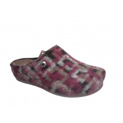 1563 GRUNLAND 59 PRAU CIABATTA DONNA S. - FUXIA-MULT