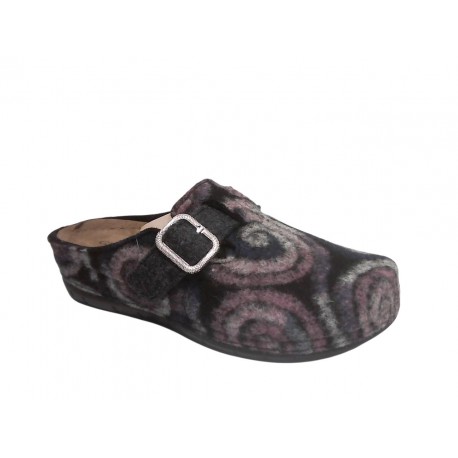 1569 GRUNLAND 59 PRAU CIABATTA DONNA S. - VIOLA-MULT
