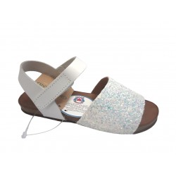 0781 GRUNLAND 40 MULE SANDALO BAMB. S. - BIANCO