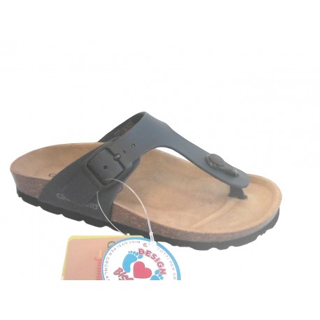 0926 GRUNLAND 40 LUCE CIABATTA BAMB. SINT. - BLU
