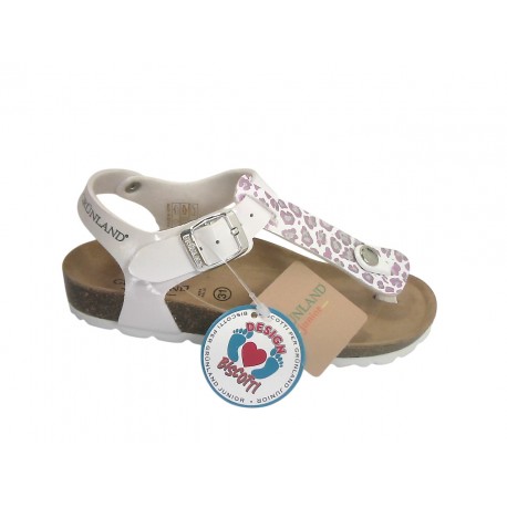 1526 GRUNLAND 40 LUCE SANDALO BAMB. S. - BIANCO-MUL