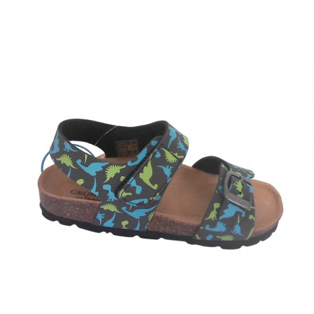2075 GRUNLAND 40 LUCE SANDALO BAMB. S. - BLU-MULTI